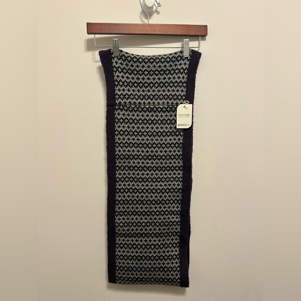 PISTIL Infinity KNIT Muffler Wrap Tube SCARF Winter Black